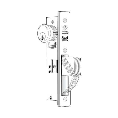 Adams Rite Aluminum Door Deadlocks MS1850SN-410-313